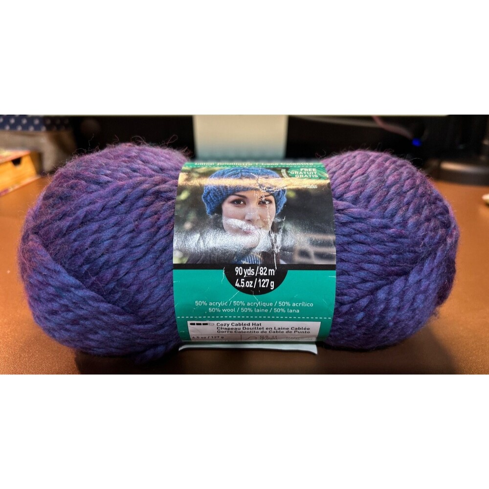 Loops & Threads Cozy Wool One Ball Velvet Yarn 90 yds